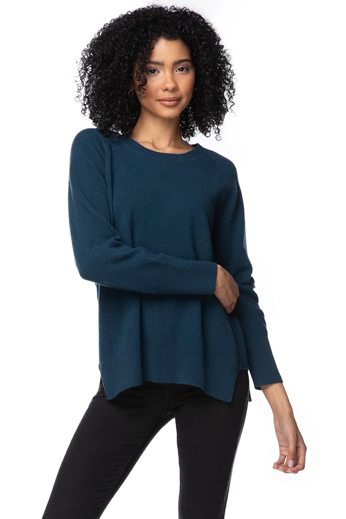 100% Cashmere Comfort Crew Sweater