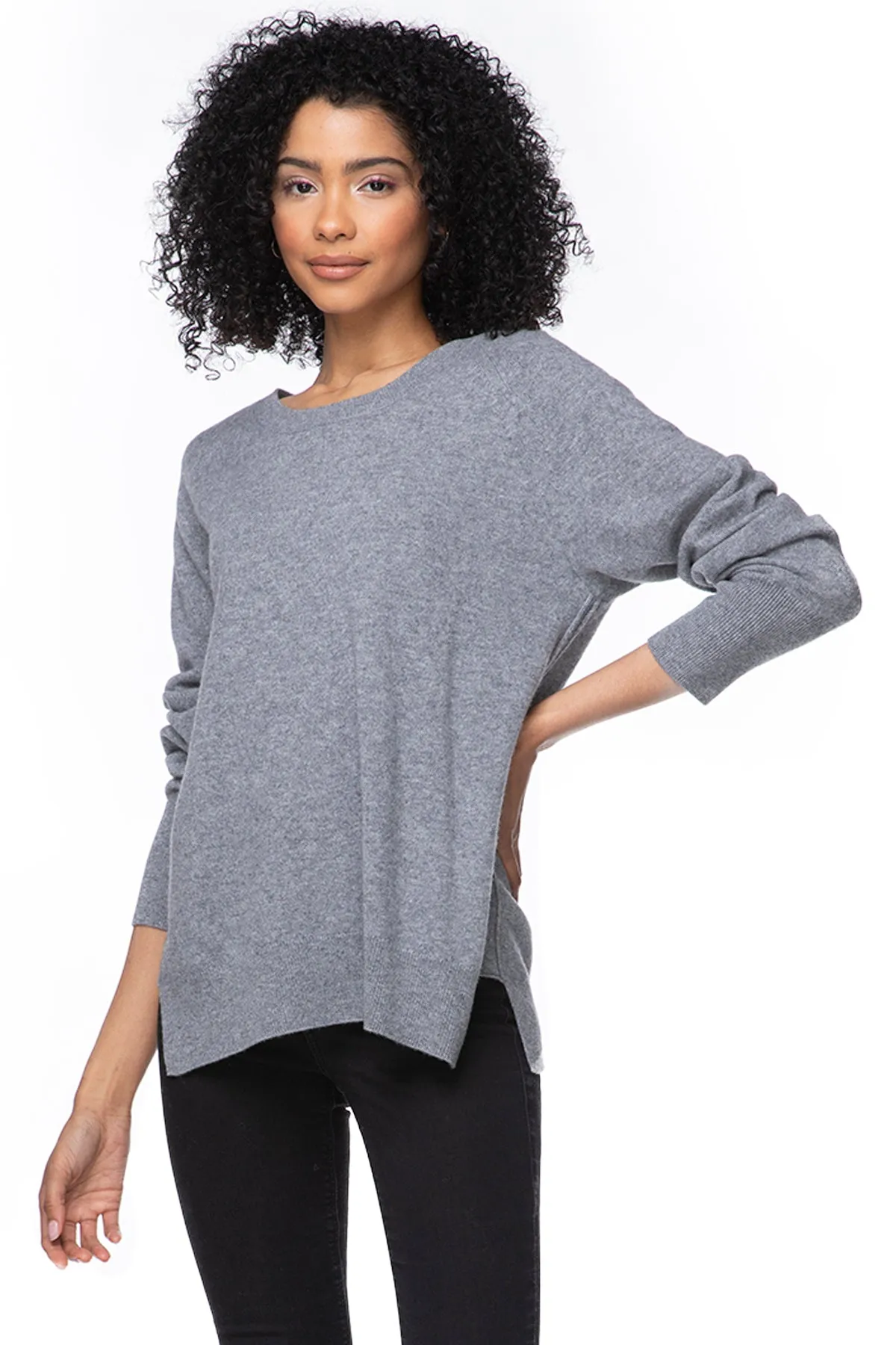 100% Cashmere Comfort Crew Sweater