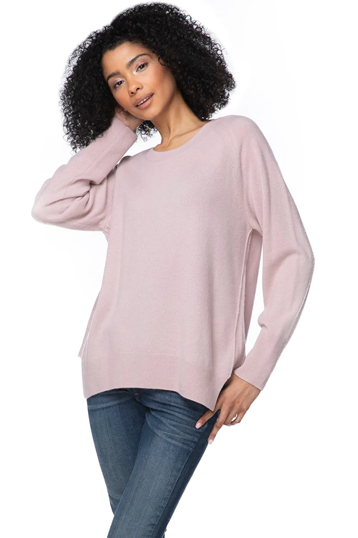 100% Cashmere Comfort Crew Sweater