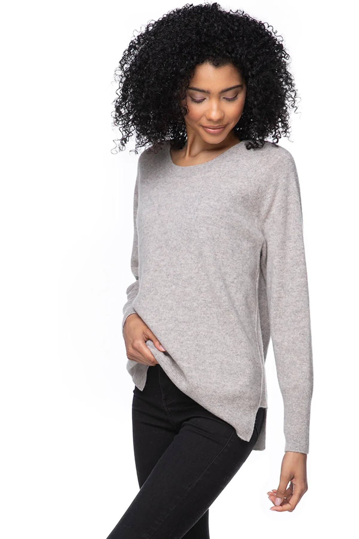 100% Cashmere Comfort Crew Sweater