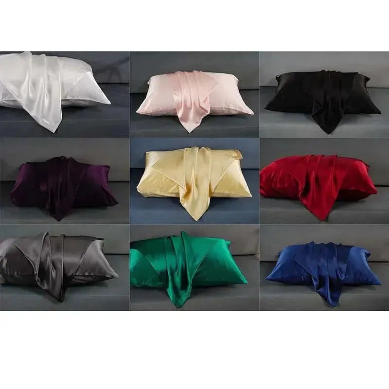 22 Momme Silk Pillowcase - Hidden zip - Queen size - custom and wholesale