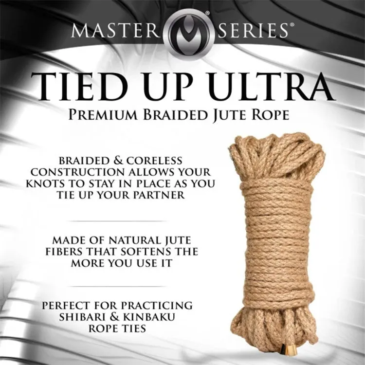 50ft Braided Jute Bondage Rope