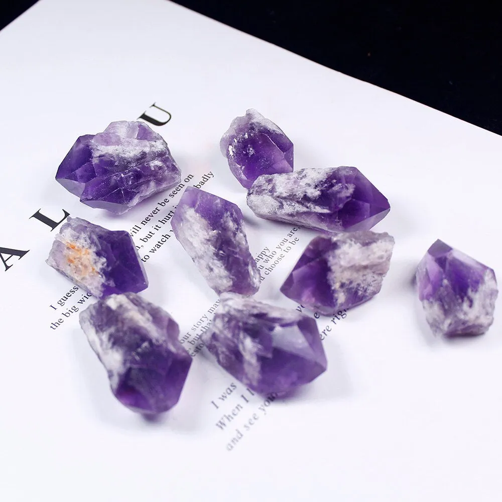 Amethyst Crystal Tooth Pieces