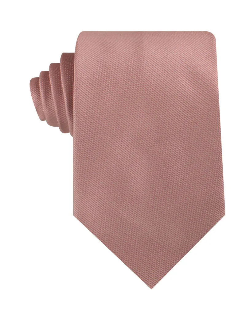 Antique Dusty Rose Weave Necktie