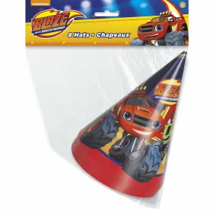 Blaze and the Monster Machines Party Hats [8 per Pack]