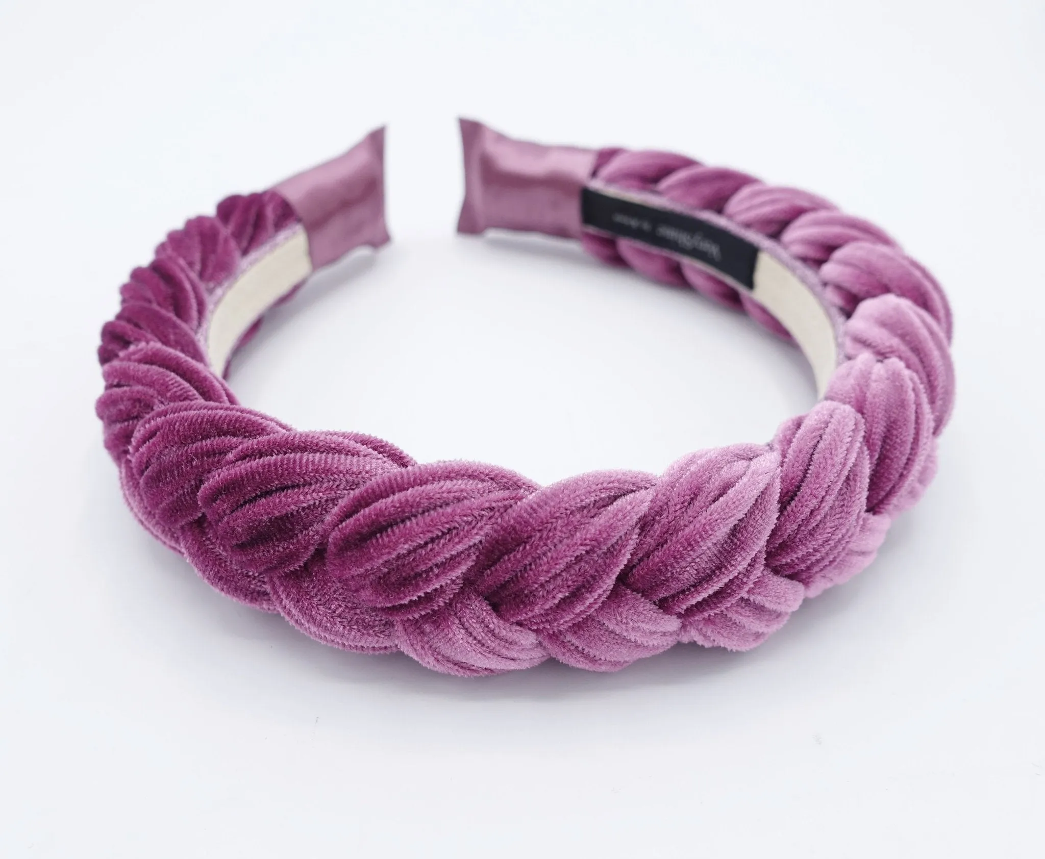 Brooklyn velvet braided headband women hair accessory