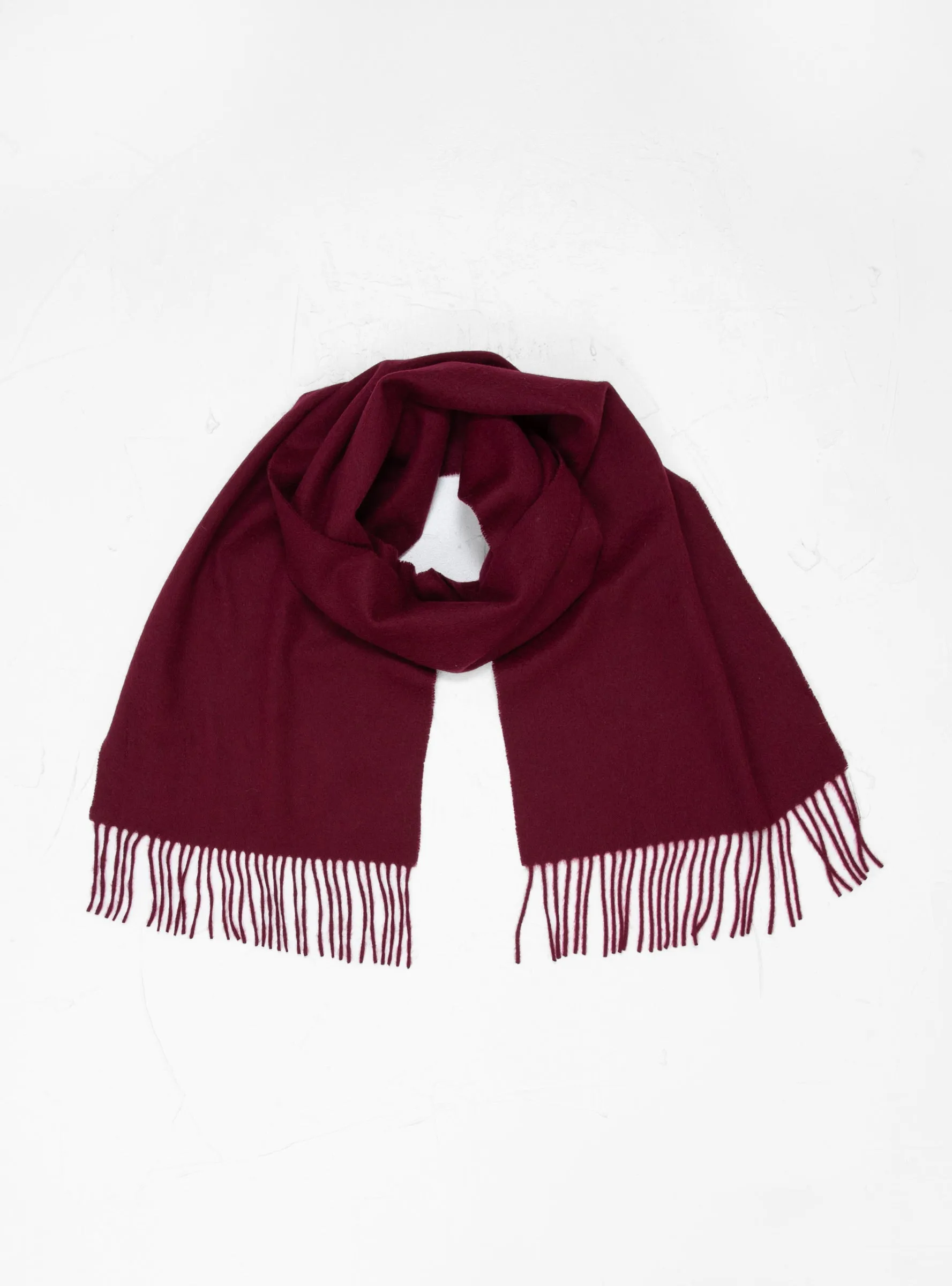 Cashmere Scarf Burgundy