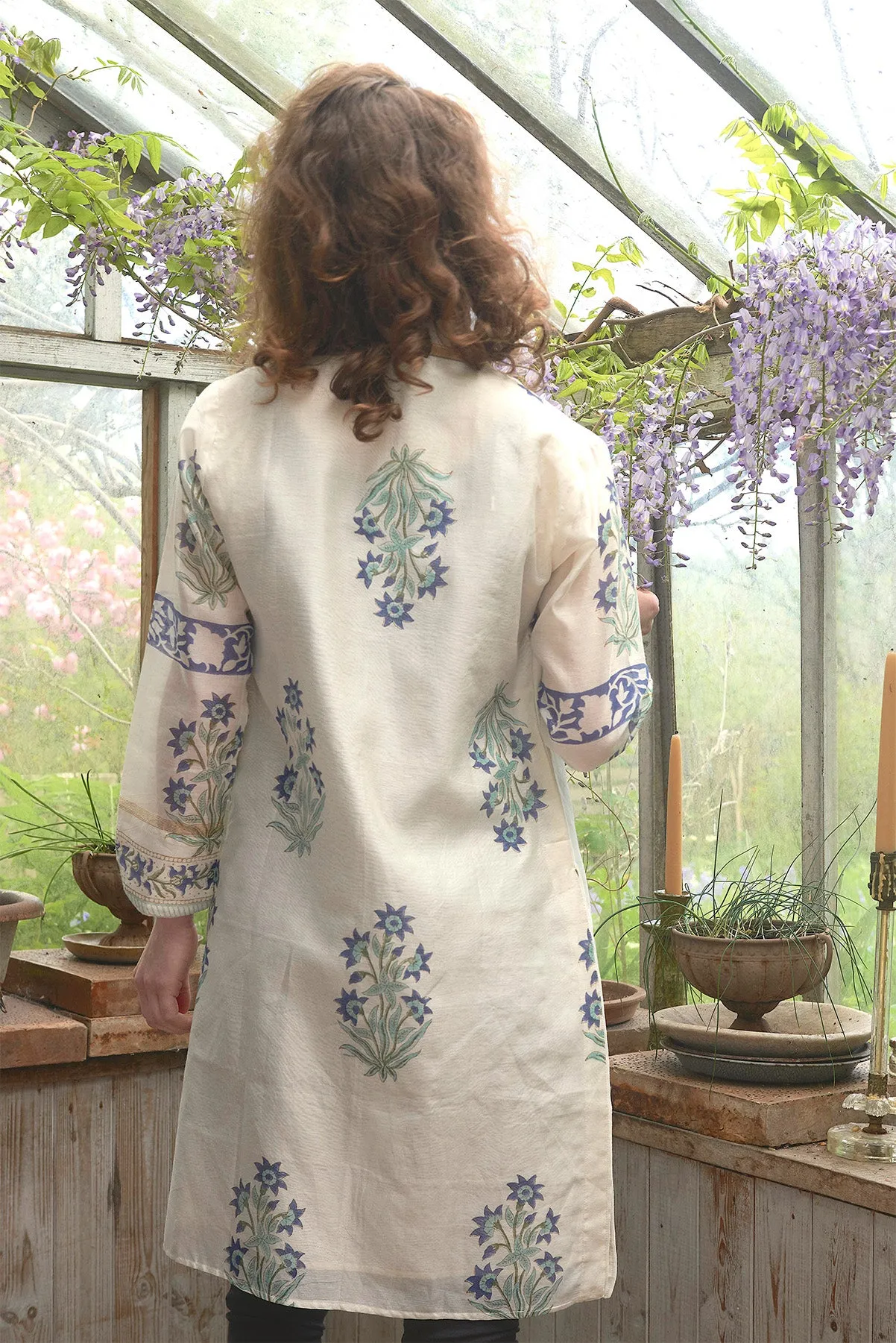 Chanderi Silk / Bluebell / UK 10-12