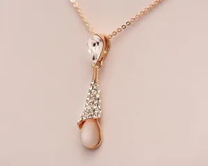 Drops Dangle Crystal Necklace