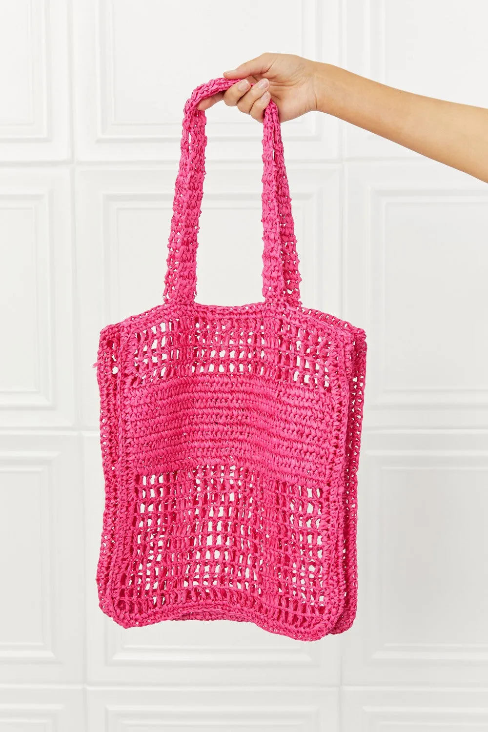 Fame Tropic Babe Straw Tote Bag