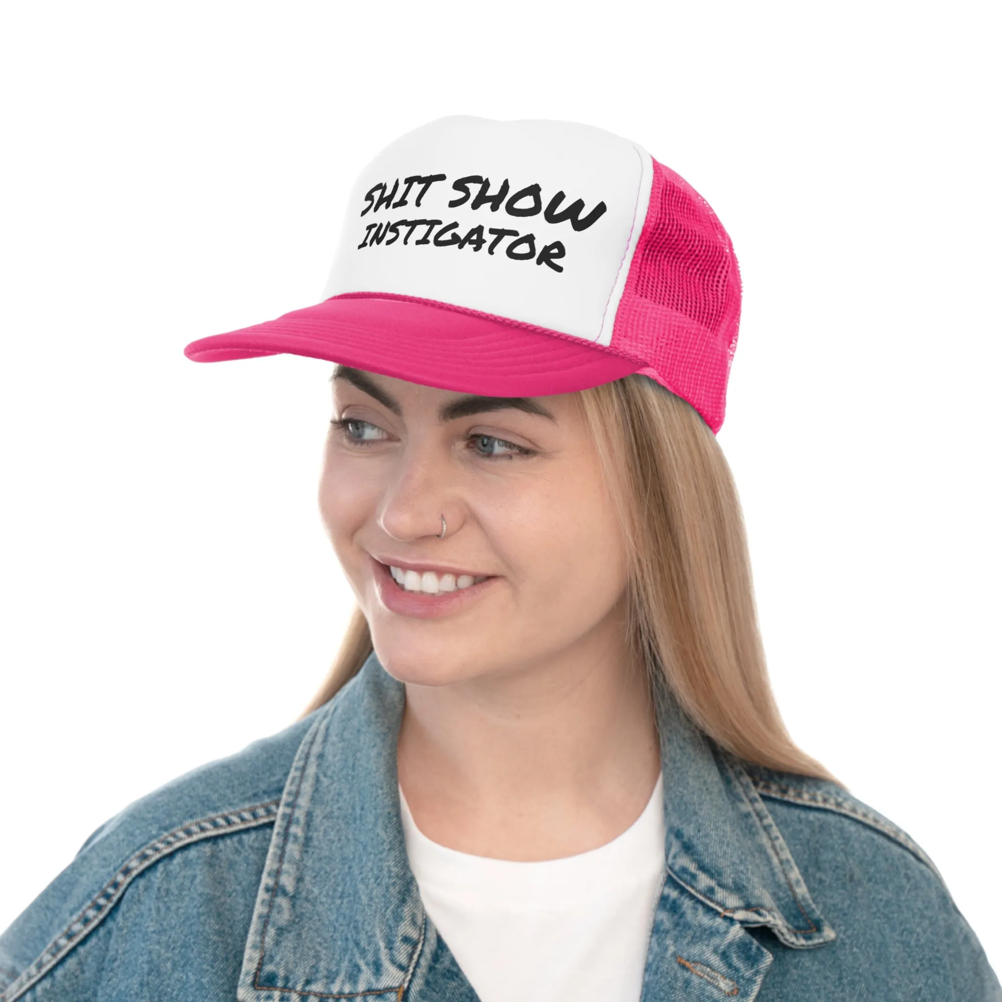 Funny Trucker Cap | Shit Show Instigator |