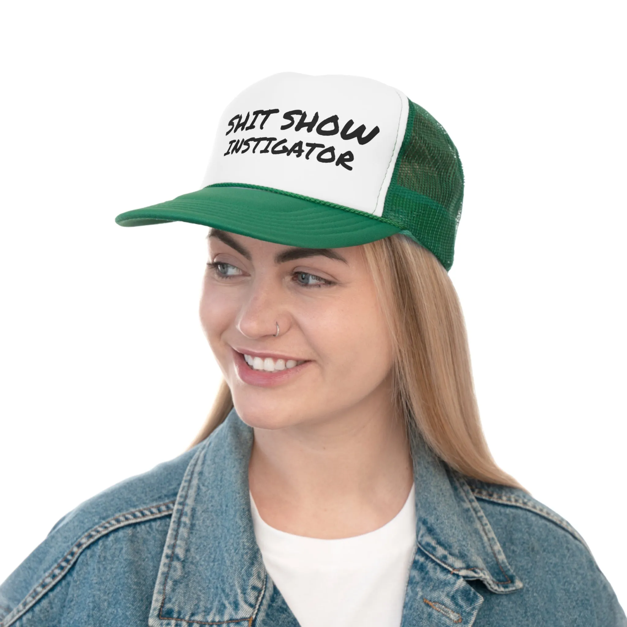 Funny Trucker Cap | Shit Show Instigator |