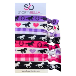 Girls Equestrian Horse Hair Ties