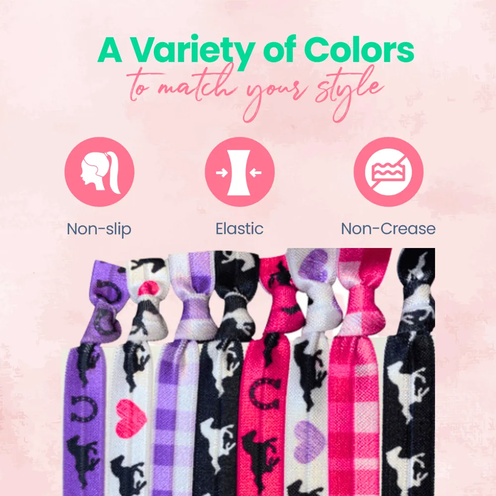 Girls Equestrian Horse Hair Ties