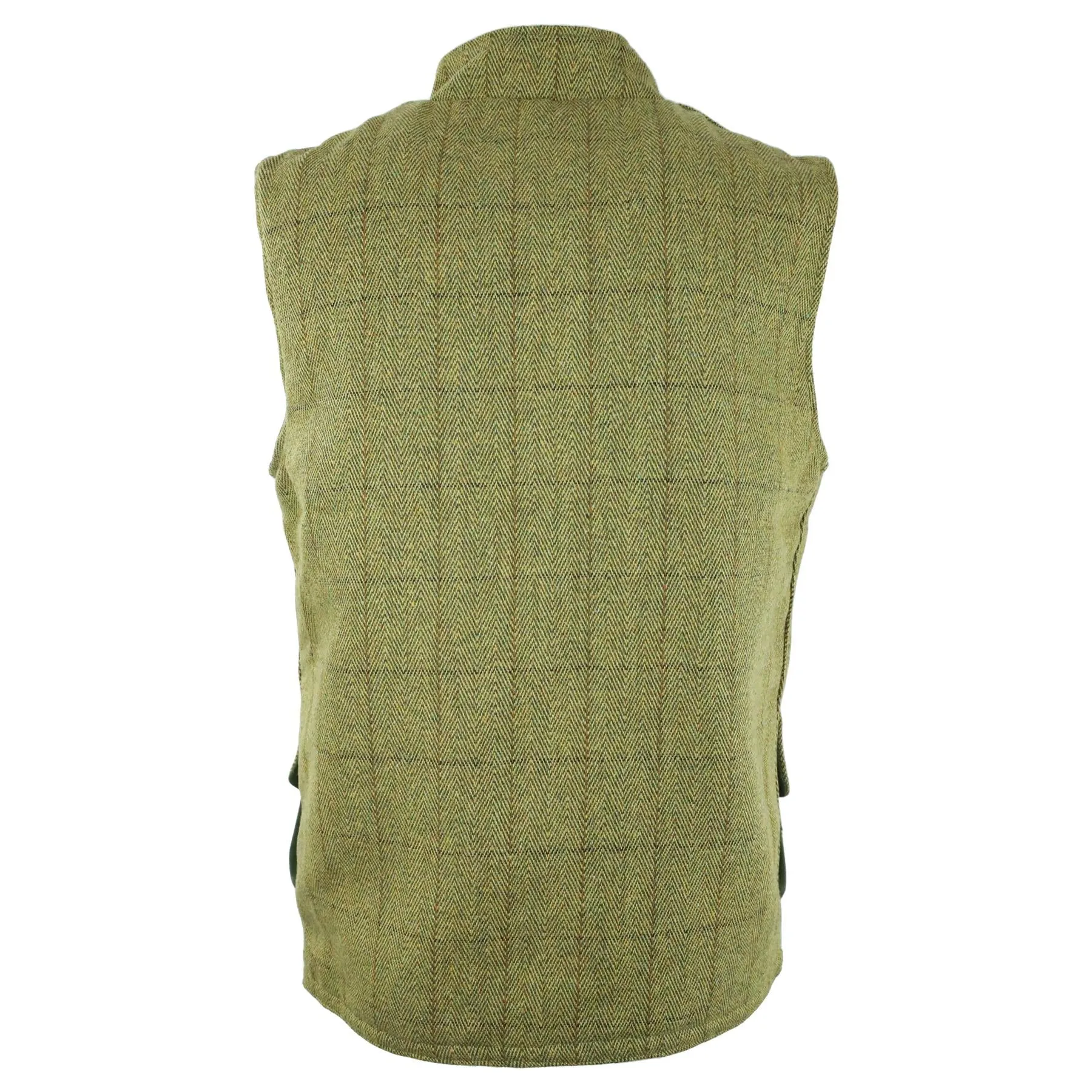 Hazy Blue Tweed Mens Bodywarmer Waistcoat