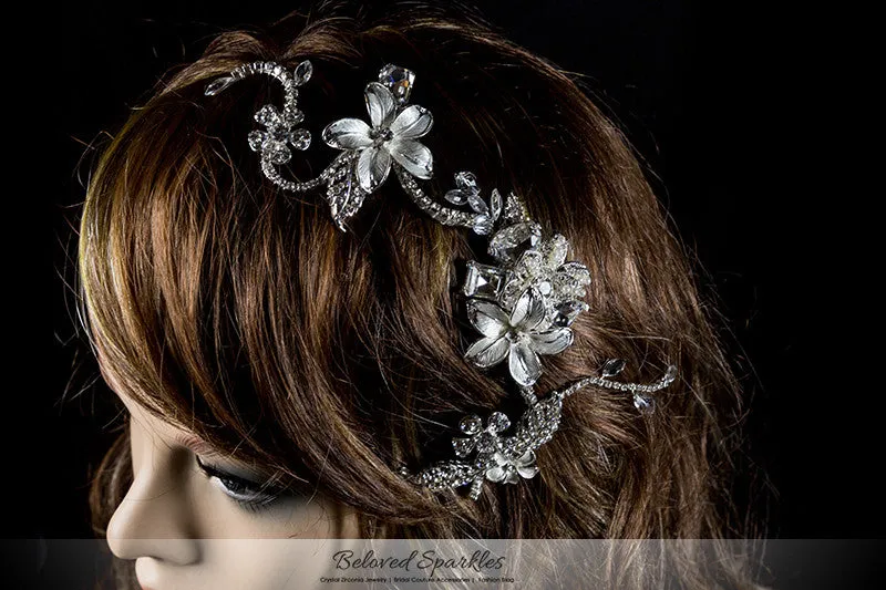 Helen Flower Garden Hair Comb | Swarovski Crystal