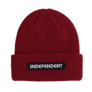 Independent Trucks B/C Groundwork Beanie Long Shoreman Red Beanie