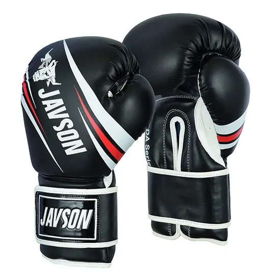 JAVSON BOXING GLOVES HOOK & LOOP RED/BLACK