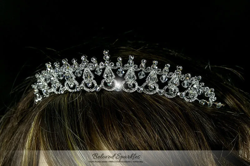 Joanna Art Deco Victorian Swarovski Crystal Tiara.