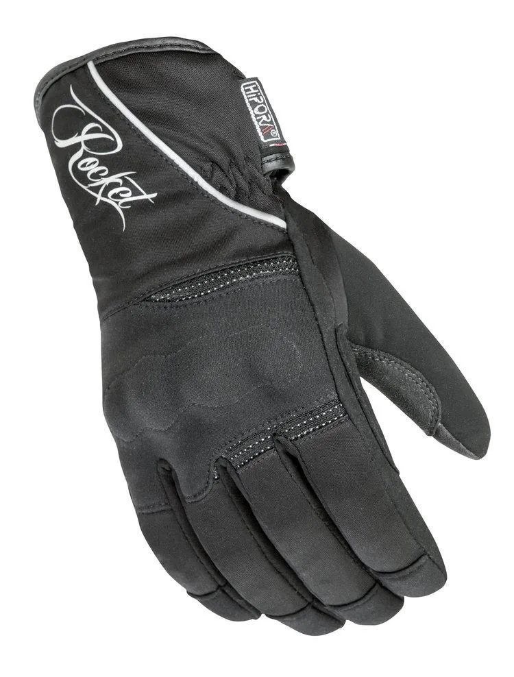 Joe Rocket Black Ladies BALLISTIC ULTRA Textile Gloves