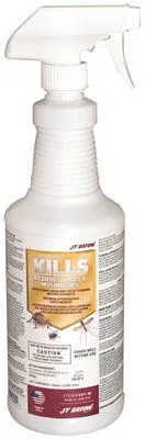 Jt Eaton Kills Bedbugs' Ticks And Mosquitoes' 1 Qt. Bottle With Sprayer