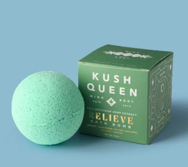 KUSH QUEEN BATH BOMB RELEIVE 250MG