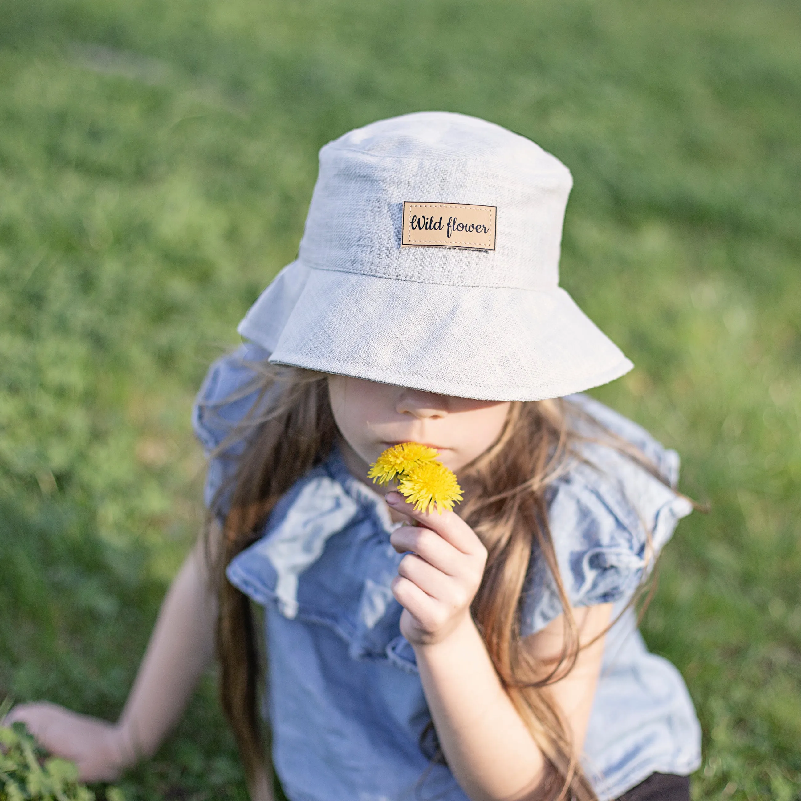 Lightweight Linen Sun Hat for Kids