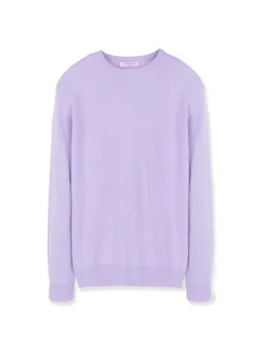 Men Crew Neck Sweater_Lavender