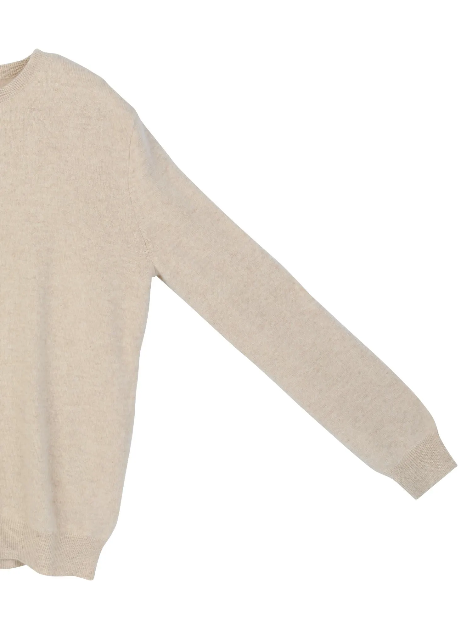 Men Crew Neck Sweater_Oatmeal