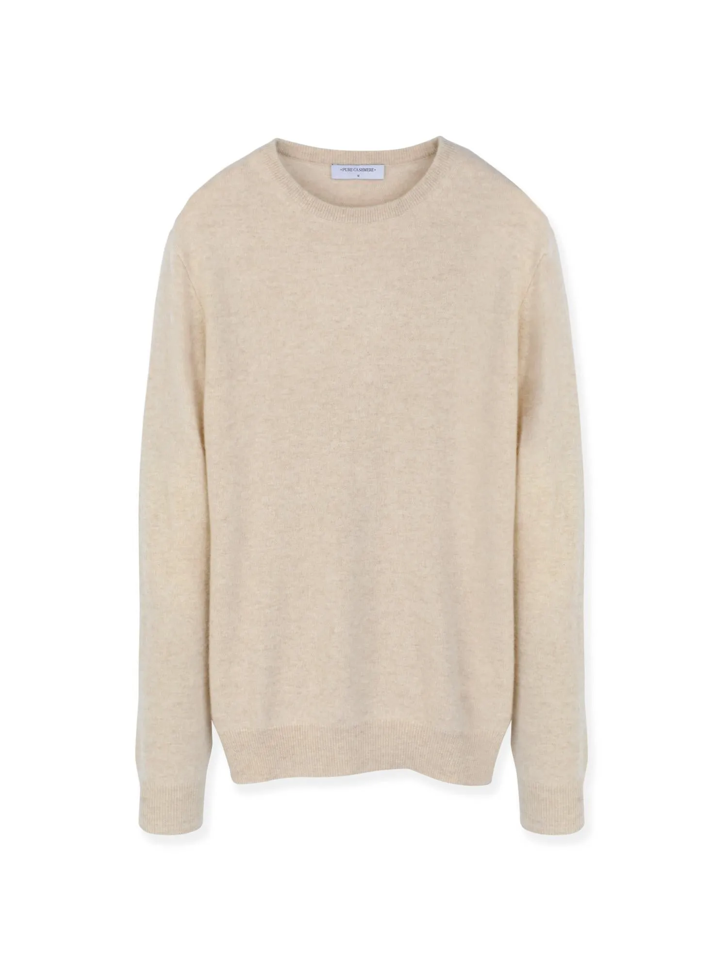 Men Crew Neck Sweater_Oatmeal