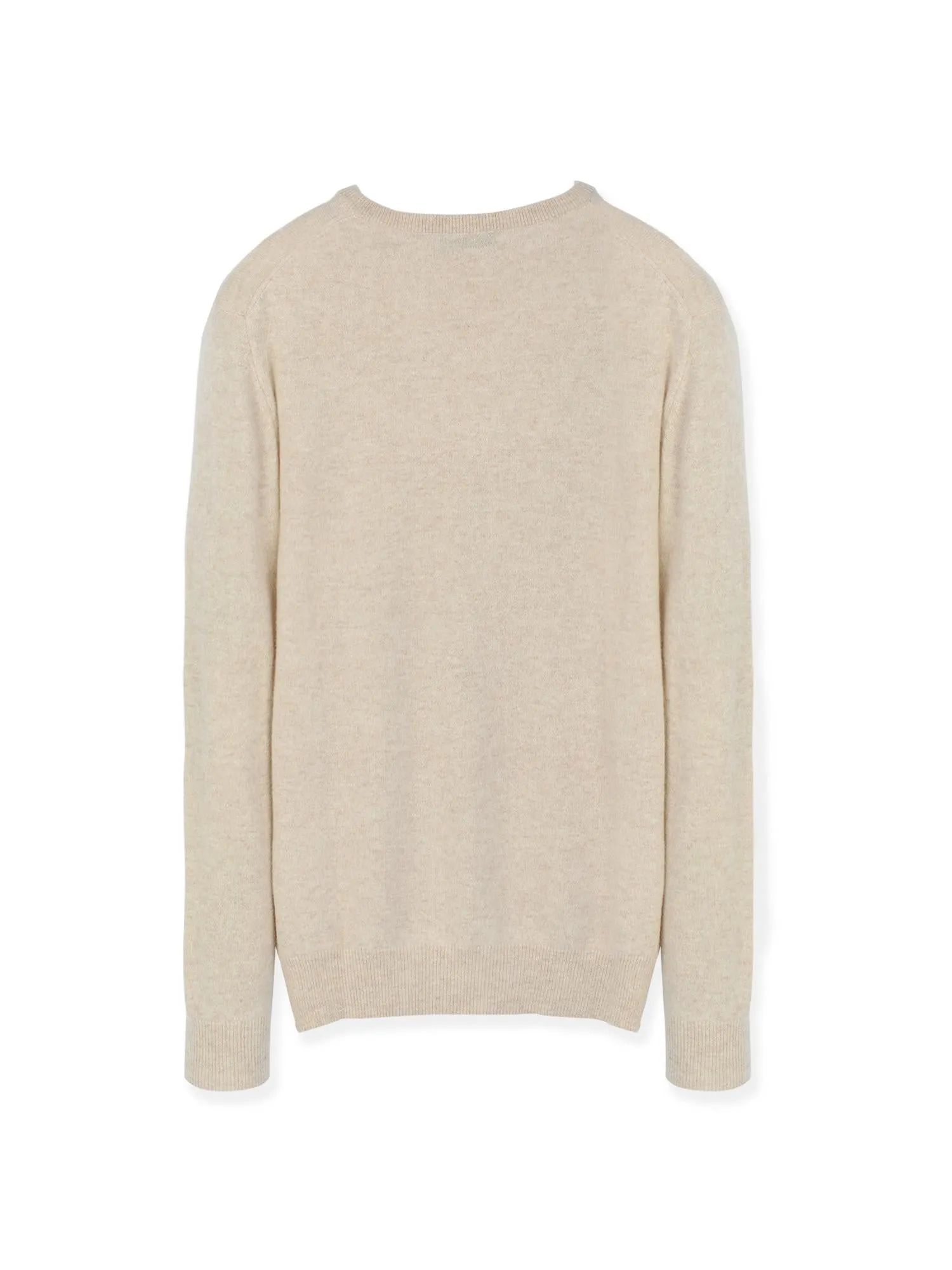 Men Crew Neck Sweater_Oatmeal