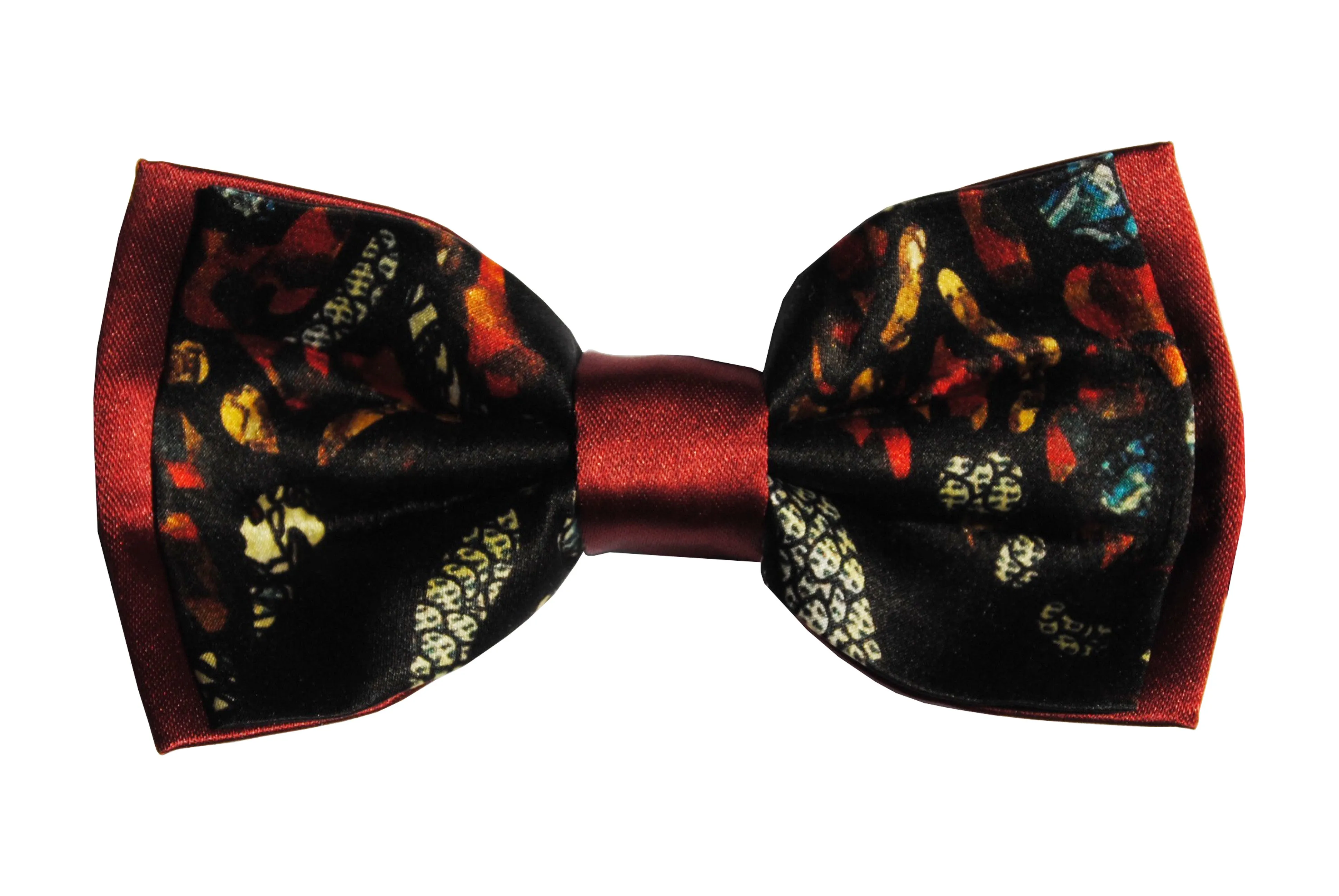 Mith Black & Red Bow Tie