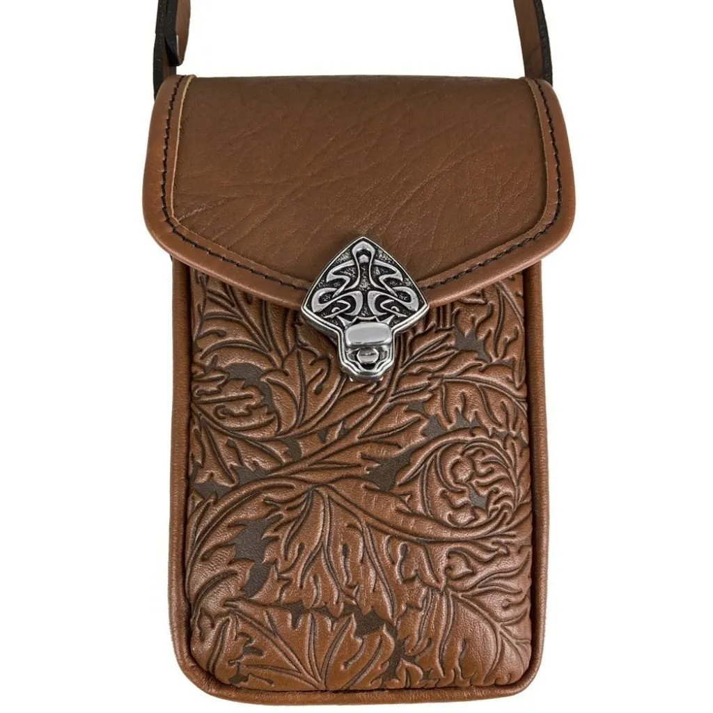 Molly Cell Phone Handbag, Acanthus Leaf