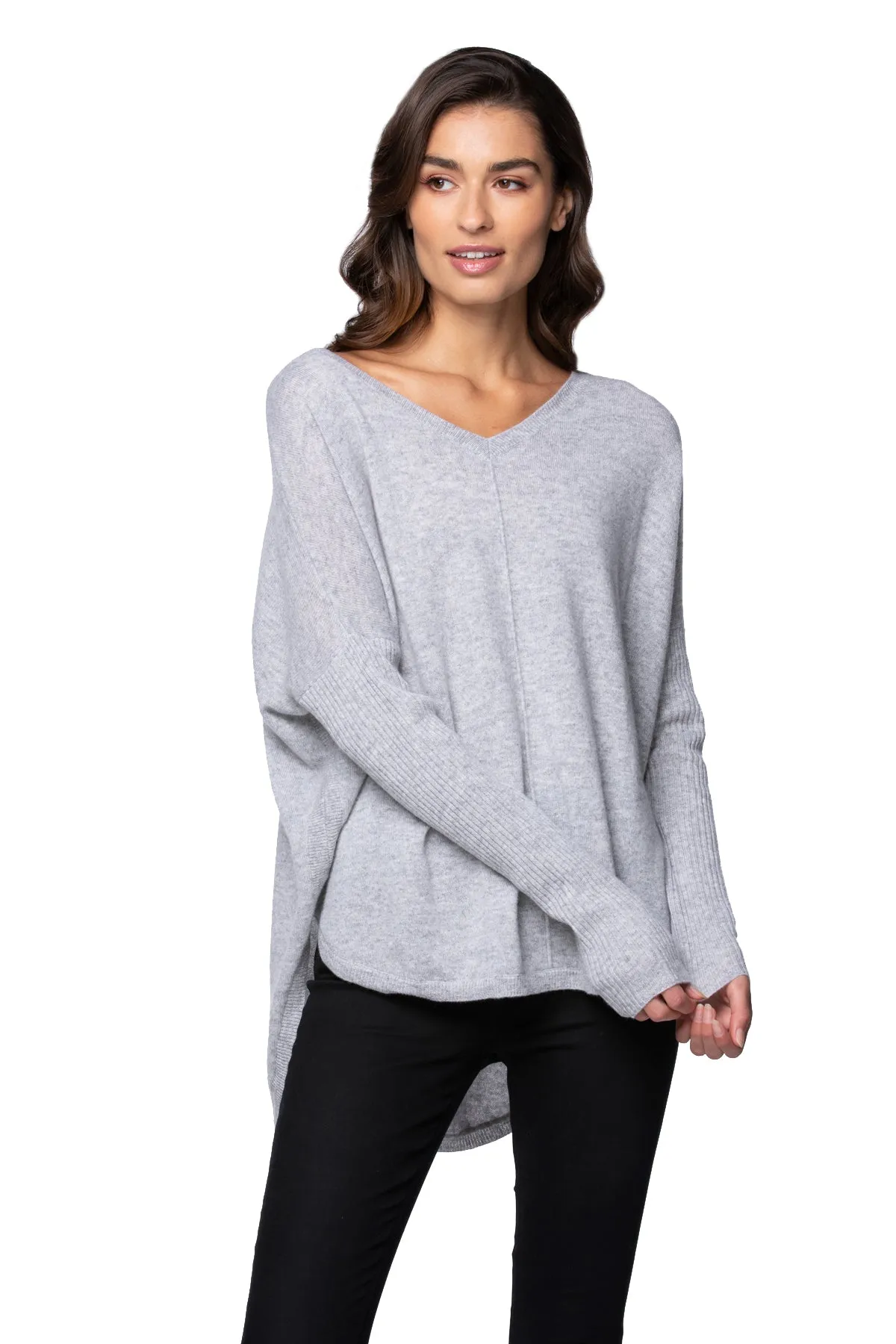 Nelly Washable Cashmere V-neck Pullover - New Arrivals