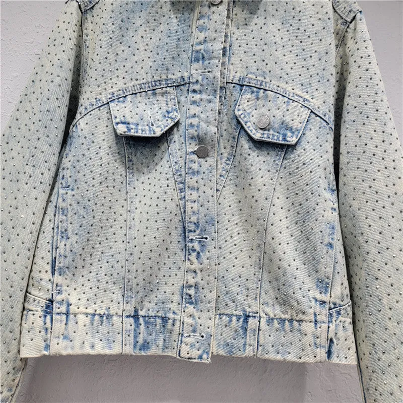 Pre Order: Hot Diamond Loose Denim Jacket