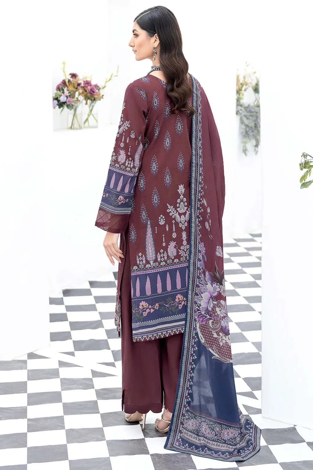 Ramsha Riwayat Luxury Lawn Vol 5 Pakistani Unstitched Suit Y-506