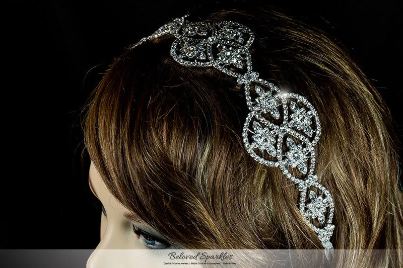 Regina Art Deco Hair Tie Headband | Swarovski Crystal