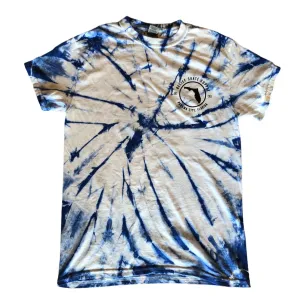 RELIEF FLORIDA PINWHEEL TIE DYE TEE BLUE