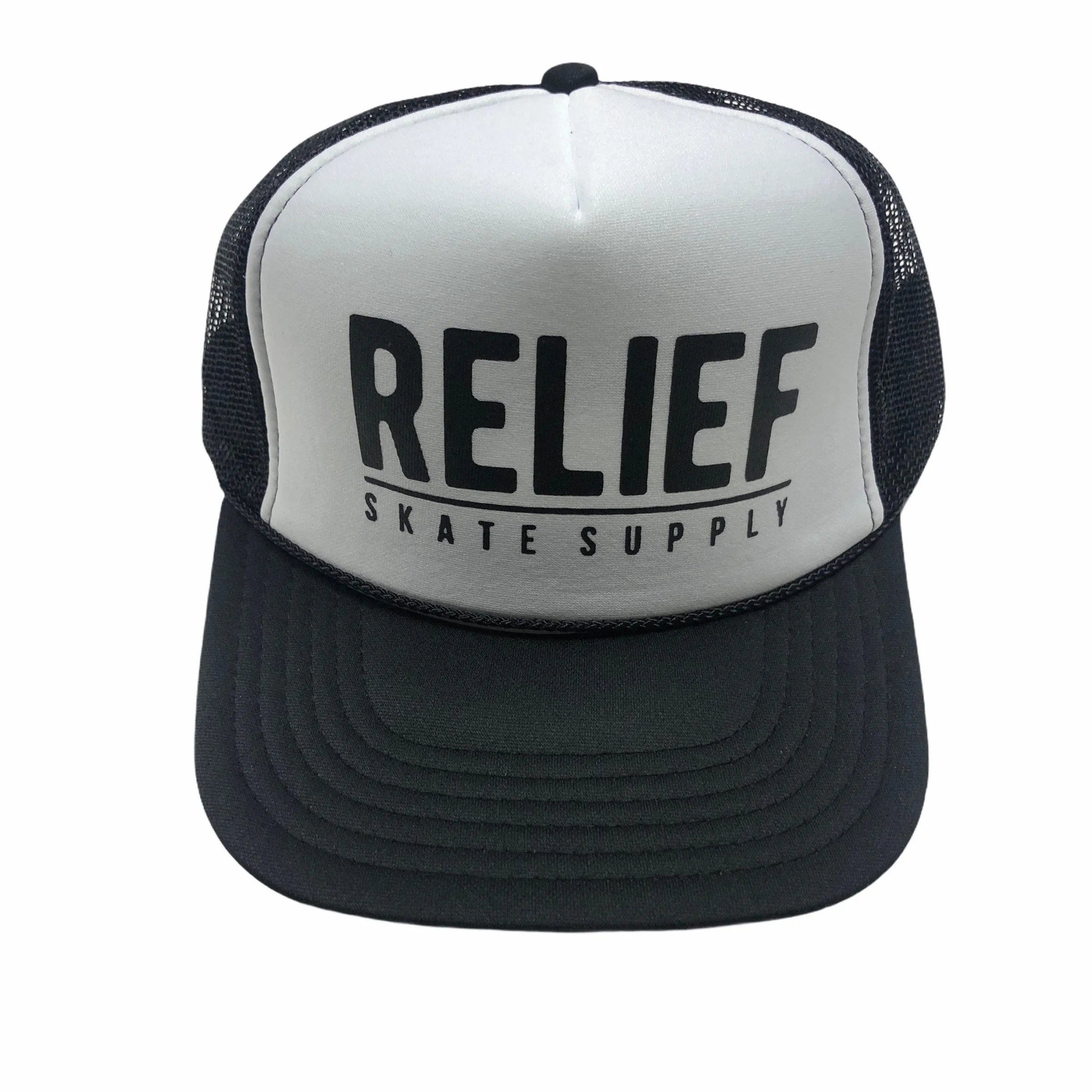 RELIEF TRUCKER HAT BLK/WHT