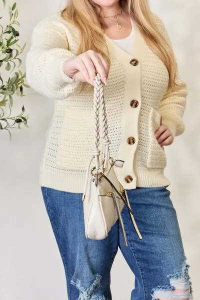 SHOMICO Braided Strap Shoulder Bag