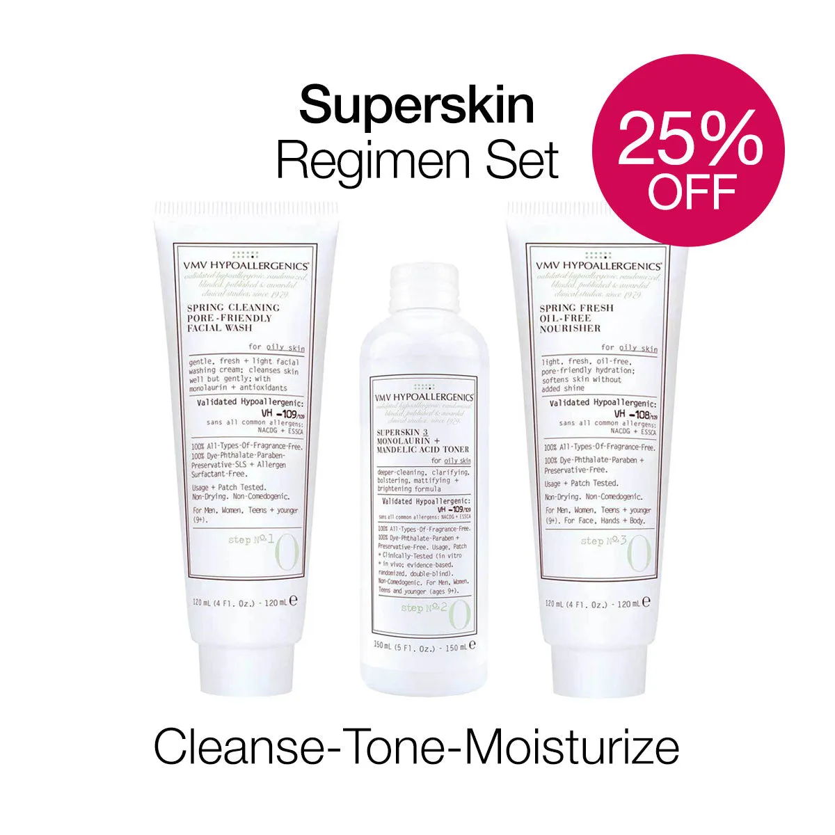 Superskin Spring Fresh Regimen Set: For Oily Skin