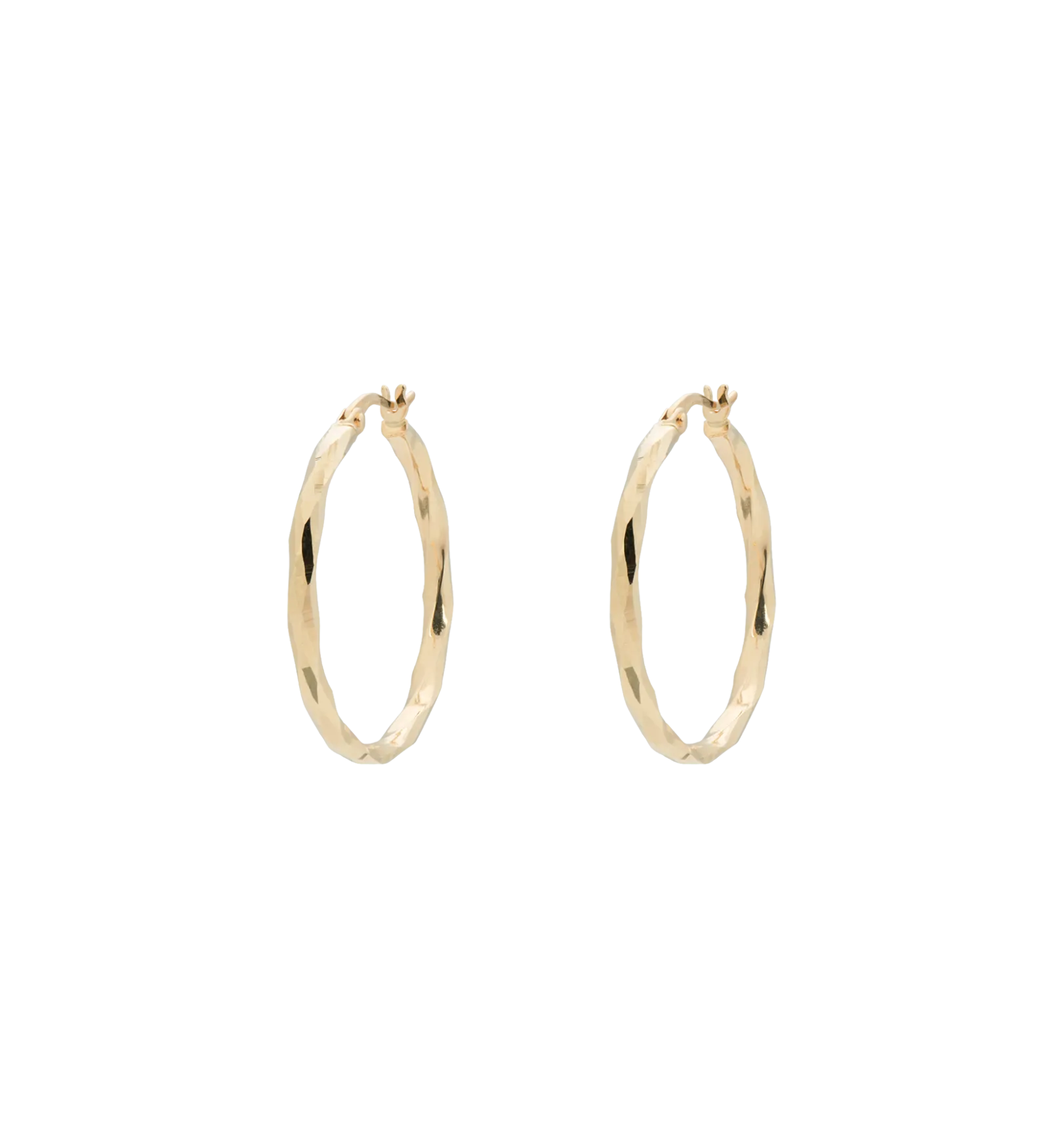 Twisted Hoops Earring Set 14K